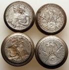 Germany. Kienast-555. Emperor Henry II and Empress Kunigunde. Medal Hubs and Dies: