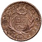 Peru. ½ Real, 1828-G Cuzco - 2