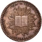 Peru. Proclamation (8 Reales) Medal, 1834