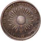 Peru. Proclamation (8 Reales) Medal, 1821