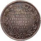 Peru. Proclamation (8 Reales) Medal, 1821 - 2