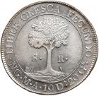 Central American Republic. 8 Reales, 1842-NG MA