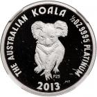 Australia. Platinum Koala 50 Dollars, 2013