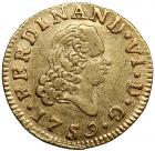 Spain. ½ Escudo, 1759-J (Madrid)