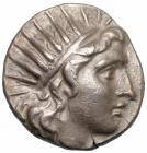 Islands off Caria, Rhodes. Silver Drachm (3.1 g), 188-170 BC