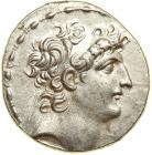 Seleukid Kingdom. Antiochos VIII Epiphanes. Silver Tetradrachm (16.6 g), sole reign, 121-97 BC