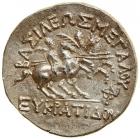 Baktrian Kingdom. Eukratides I. Silver Tetradrachm (16.9 g), ca. 171-145 BC - 2