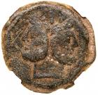 Anonymous. Æ As (19.46 g), after 211 BC