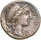 Man. Aemilius Lepidus. Silver Denarius (5.9 g), 114-113 BC