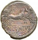 Cn. Lentulus Clodianus. Silver Denarius (4.0 g), 88 BC - 2