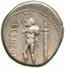 L. Censorinus. Silver Denarius (4.0 g), 82 BC - 2