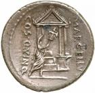 P. Cornelius Lentulus Marcellinus. Silver Denarius (3.8 g), 50 BC - 2