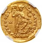 Honorius. Gold Solidus (4.40 g), AD 393-423 - 2