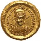 Theodosius II. Gold Solidus (4.4 g), AD 402-450