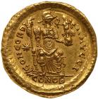 Theodosius II. Gold Solidus (4.4 g), AD 402-450 - 2