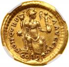 Theodosius II. Gold Solidus (4.42 g), AD 402-450 - 2