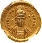 Theodosius II. Gold Solidus (4.35 g), AD 402-450