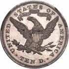 1870 Pattern Eagle. Aluminum, Reeded Edge. Judd-1036. Pollock-1171. Rarity 8 - 2