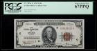 1929, $100 Federal Reserve Bank Note. PCGS Superb Gem New 67PPQ