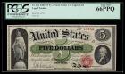 1862, $5 United States Note. PCGS Gem New 66PPQ