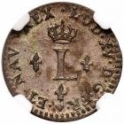 1740-BB. French Colonies Billon Half Sou Marque. - 2