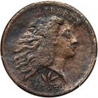 1793 S-8 R3 Wreath Cent PCGS Genuine, Fine Details Tooled