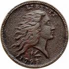 1793 S-11b R4 Wreath Cent with Lettered Edge VG10