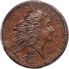 1793 S-11c R3- Wreath Cent with Lettered Edge PCGS Genuine Devices Engraved