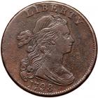 1798 S-179 R2 Small 8, Style II Hair VF20