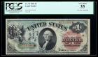 1869, $1 United States Note. Courtesy Autograph. PCGS Very Fine 35