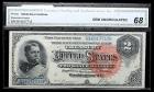 1886, $2 Silver Certificate. CGA Gem Uncirculated 68