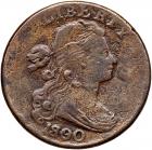 1800/79 S-193 R4 Overdate 80 over 79, Style II Hair VG8