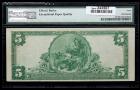 1902, Plain Back $5 National Bank Note. The First NB, Honolulu, HI, Ch#5550. PMG Extremely Fine 40EPQ - 2