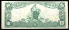 1902, Plain Back $10 National Bank Note. The First NB, South Pasadena, CA, Ch#8544. Very Fine-Extremely Fine - 2