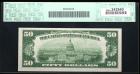 1929 Type 1, $50 National Bank Note. The Reno NB, Reno, NV, Ch#8424. PCGS Gem New 65PPQ - 2