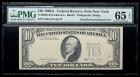 1988-A, $10 Federal Reserve Note. Insufficient Inking Error. PMG Gem Uncirculated 65EPQ