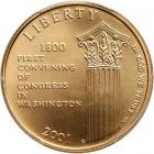 2001-W Capitol Visitor Center $5 Gold PCGS MS69