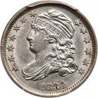 1834. Large 4. JR-1, Rarity 1.