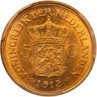 Netherlands. 5 Gulden, 1912 - 2