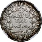 Angola. 4 Macutas, 1763 - 2