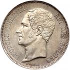 Belgium. 5 Francs, 1850 - 2