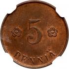 Finland. 5 Pennia, 1918 - 2