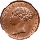 Great Britain. Halfpenny, 1853