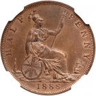 Great Britain. Halfpenny, 1888 - 2