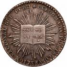 Peru. Proclamation (2 Reales) Medal, 1834