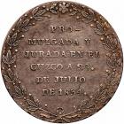 Peru. Proclamation (2 Reales) Medal, 1834 - 2