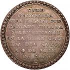 Peru. Proclamation (4 Reales) Medal, 1836 - 2