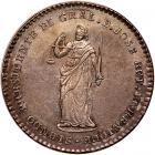 Peru. Proclamation (2 Reales) Medal, 1852 - 2