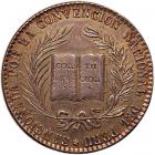 Peru. Proclamation (4 Reales) Medal, 1856