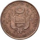 Peru. Proclamation (4 Reales) Medal, 1856 - 2